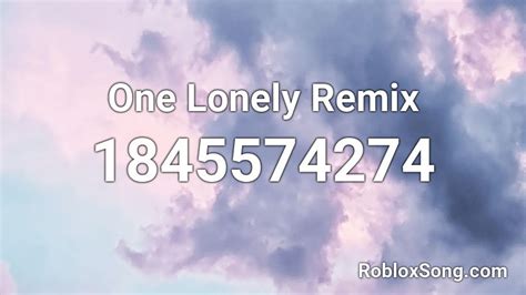 Image result for What Is the Roblox Song ID for Lonely