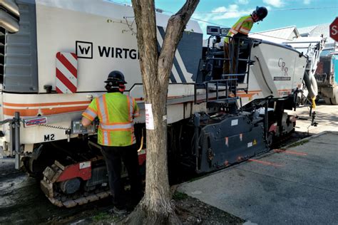 Toradh íomhá ar Milling Asphalt Roads