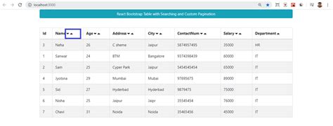 Afbeeldingsresultaten voor Bootstrap Table Search Filter