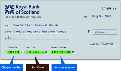 Image result for RBS Sort Code