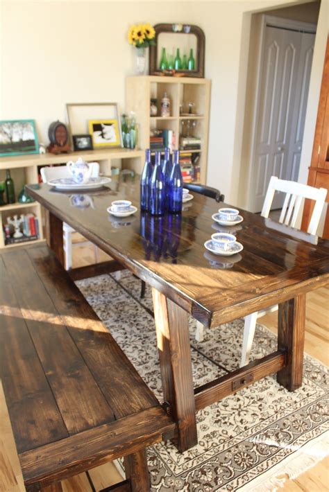 Image result for DIY Rustic Dining Room Table