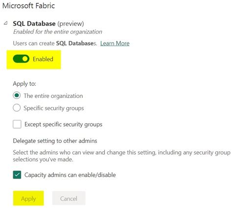 Image result for SQL Database in Fabric