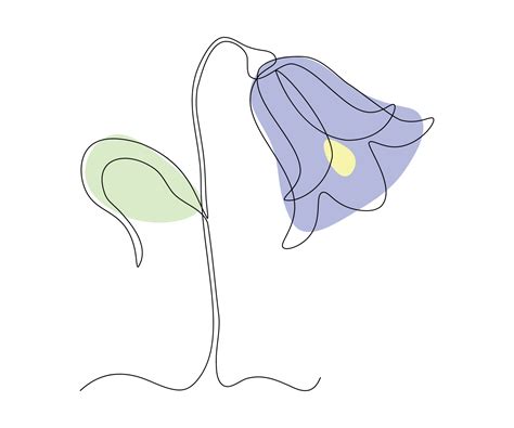 Toradh íomhá ar Bell Flower Drawing
