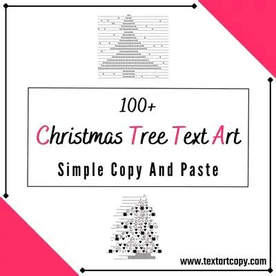 Résultat d’images pour Christmas Tree Text ASCII