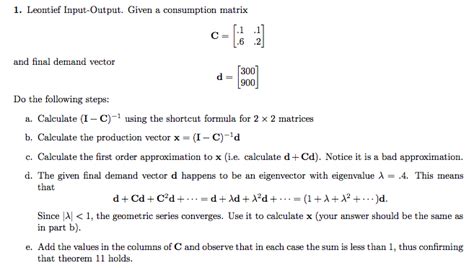 Toradh íomhá ar Leontief Input Output Matrix