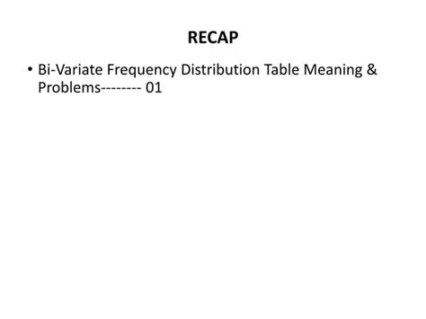 Image result for Bivariate Frequency Distribution Table