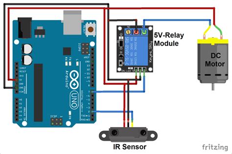 Image result for DC Motor Relay Arduino