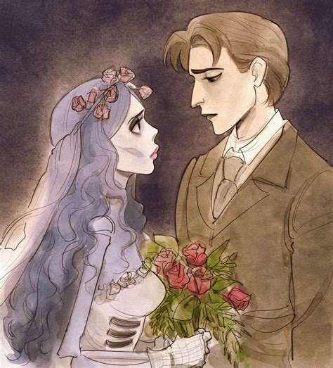 Image result for Corpse Bride Emily X Victor