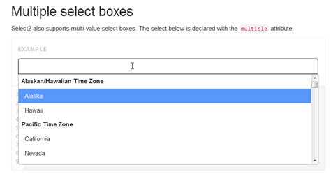 Toradh íomhá ar Types of Multiple Select Select 2