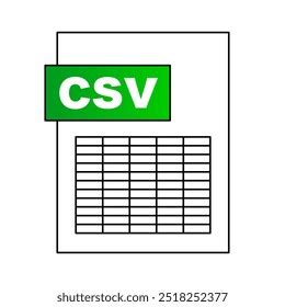 Image result for CSV File Icon with Table