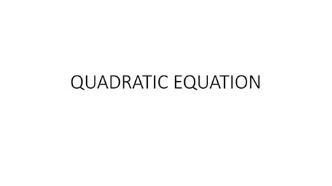 Image result for Quadratic Equation Format
