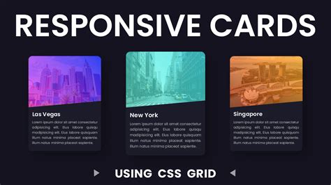 Responsive Cards With CSS Grid | Coding Artist