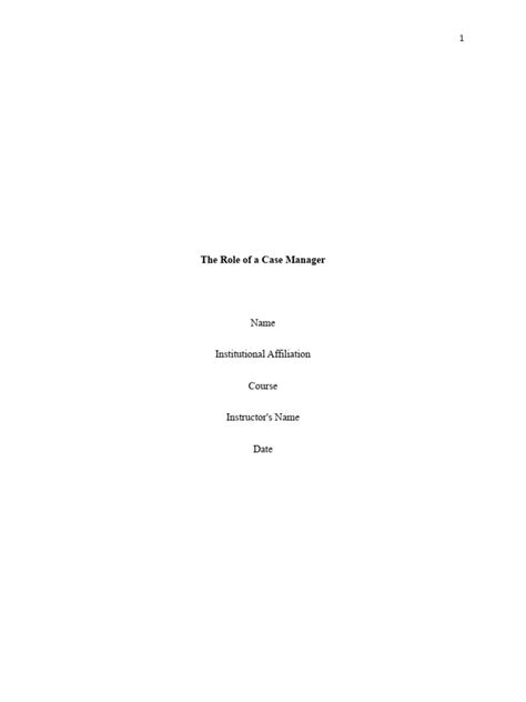 Image result for Case Manager Assignment Examples