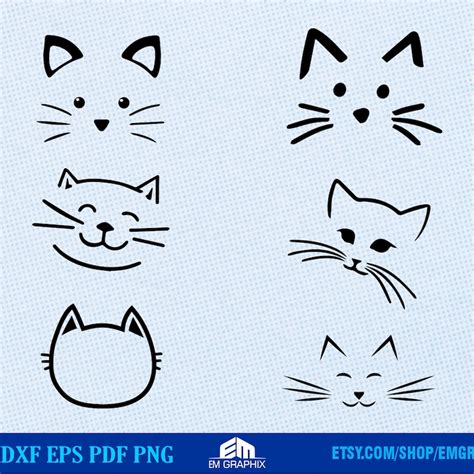 Image result for Free Cat Face Svg File