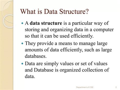 Image result for Overview of Data Structure PPT Using Example