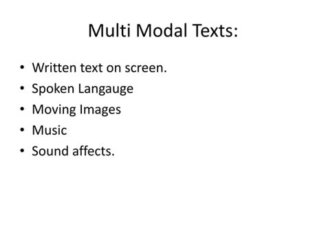 Types of Multi-Model Text に対する画像結果