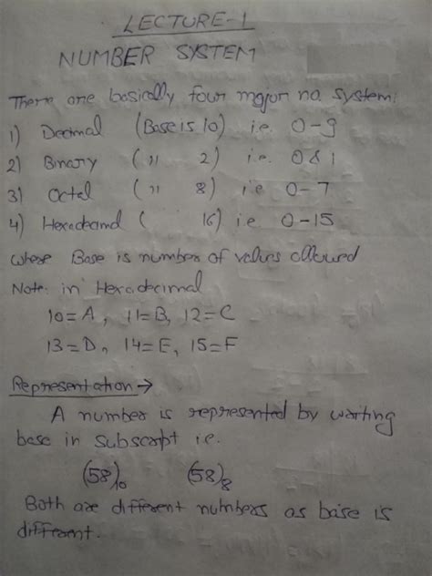 Number System 1 に対する画像結果