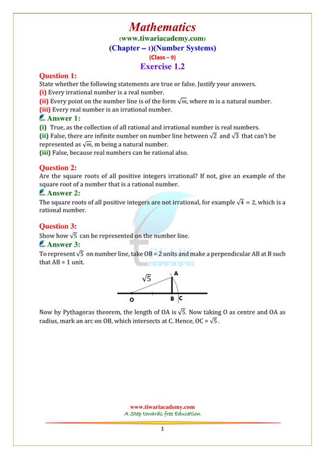 Maths NCERT Class 9th 1st Chapter に対する画像結果