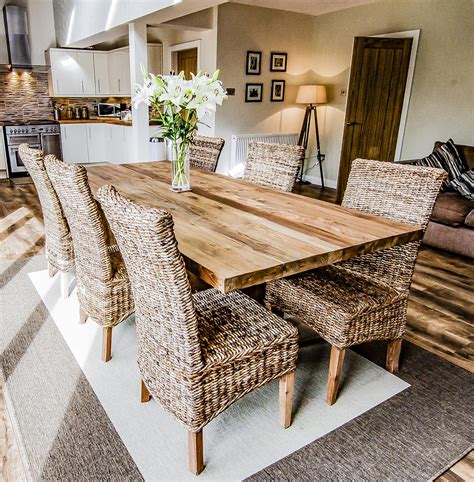 Toradh íomhá ar Dining Table Design Rustic