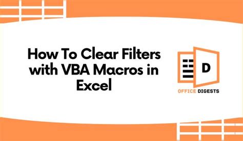 Image result for Access Visual Basic Clear Filter