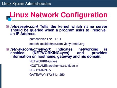 Toradh íomhá ar Linux Network Config File Example