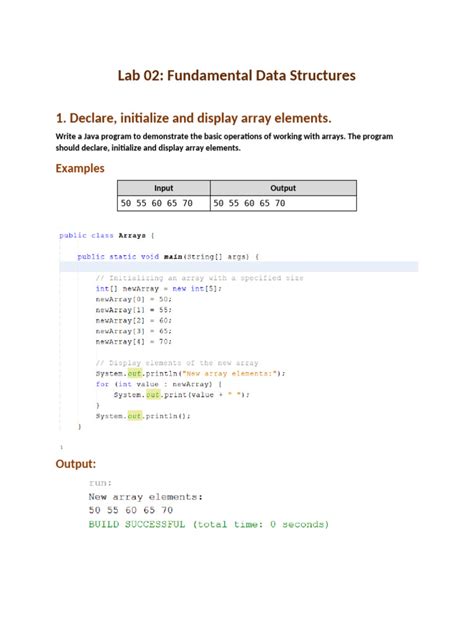 Image result for First Practical On Data Structures