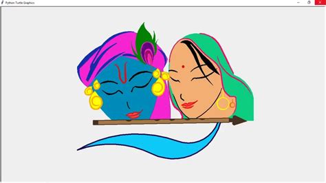 Image result for Radha Krishna Ji Drawing Python Code