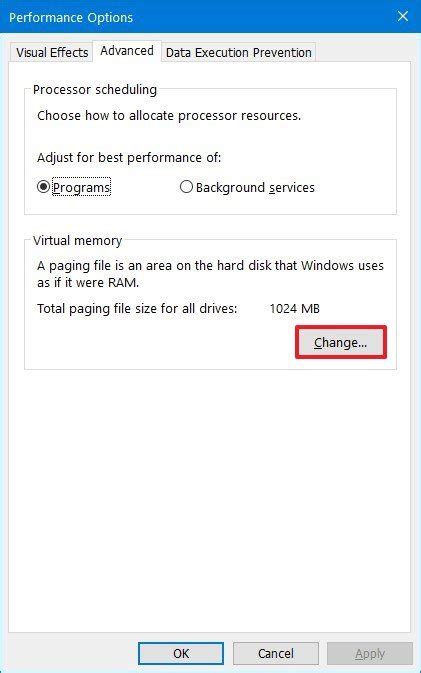 How to Set Virtual Memory Windows 10 に対する画像結果