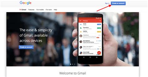 Image result for Gmail New Account Creation Page