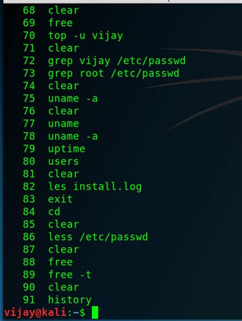 Kali Linux Command List માટે ઇમેજ પરિણામ