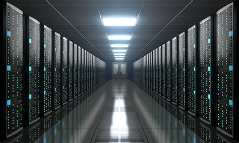 Toradh íomhá ar Computer Racks for Many Computers