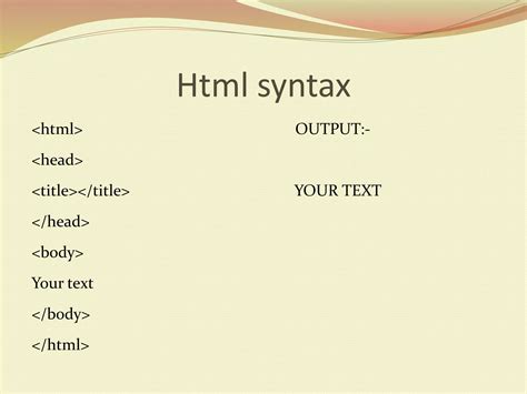 Image result for HTML Basic PPT