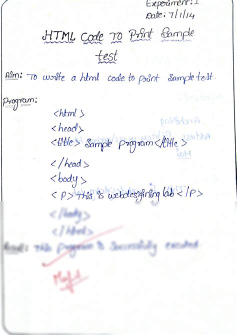 Image result for HTML Coding for Print Your Name