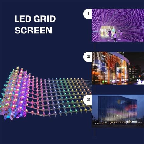 Toradh íomhá ar Mesh LED Screen