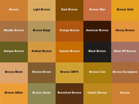 Image result for Bronze Color