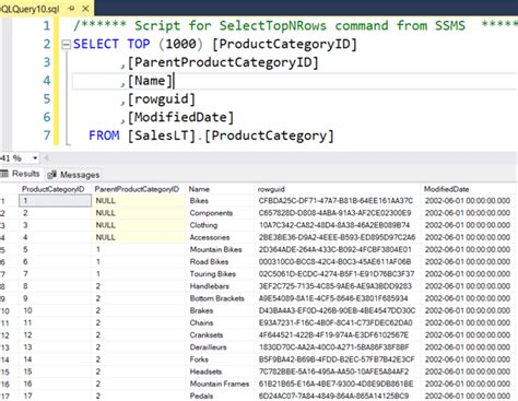 SQL Tutorial Using AdventureWorks Database に対する画像結果