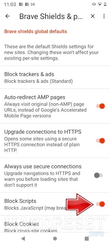 Image result for How to Enable JavaScript for Brave Browser