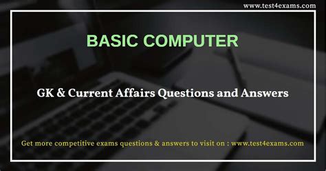 Image result for Basic Computer Aptitude Test