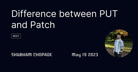 Toradh íomhá ar Patch Example in REST API