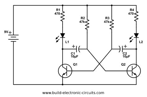 Image result for LED Follower Using Transistor