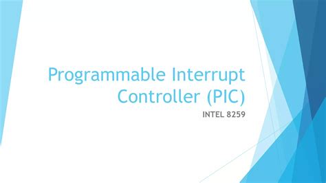 Afbeeldingsresultaten voor Programmable Interrupt Controller