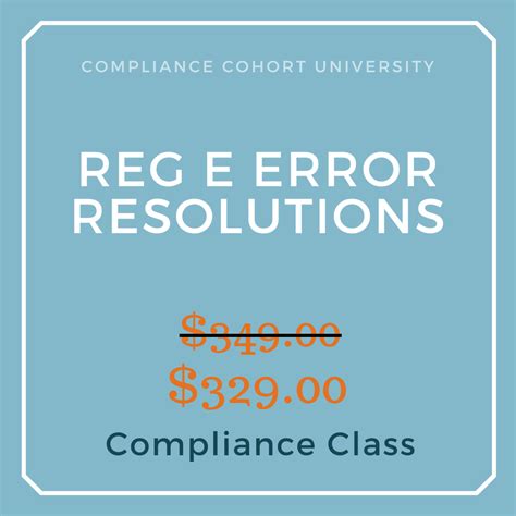 Image result for Reg E Error Resolution Chart