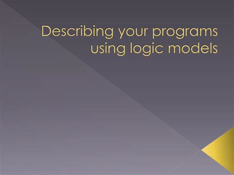 Image result for Program Logic Modelerer