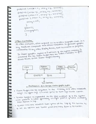 Bildergebnis für Computer Graphics Handwritten Notes PDF