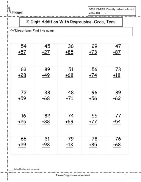 3rd Grade 3 Digit Addition Worksheets に対する画像結果