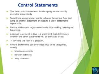 Image result for Control Statement in Java Presentation SlideShare