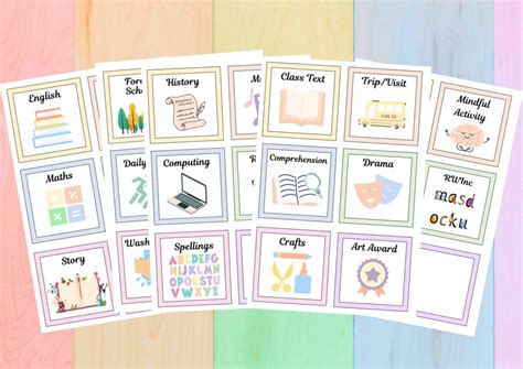 Image result for Neutral Balance Visual Display Timetable Cards