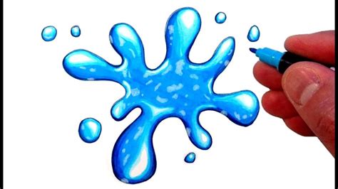 Image result for Water Splashing Drawing