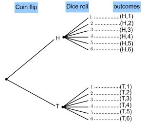 Image result for Conditional Probability Tree Diagram Coin Flip