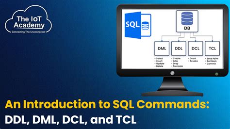 Toradh íomhá ar Different Types of SQL Statements DML DCL